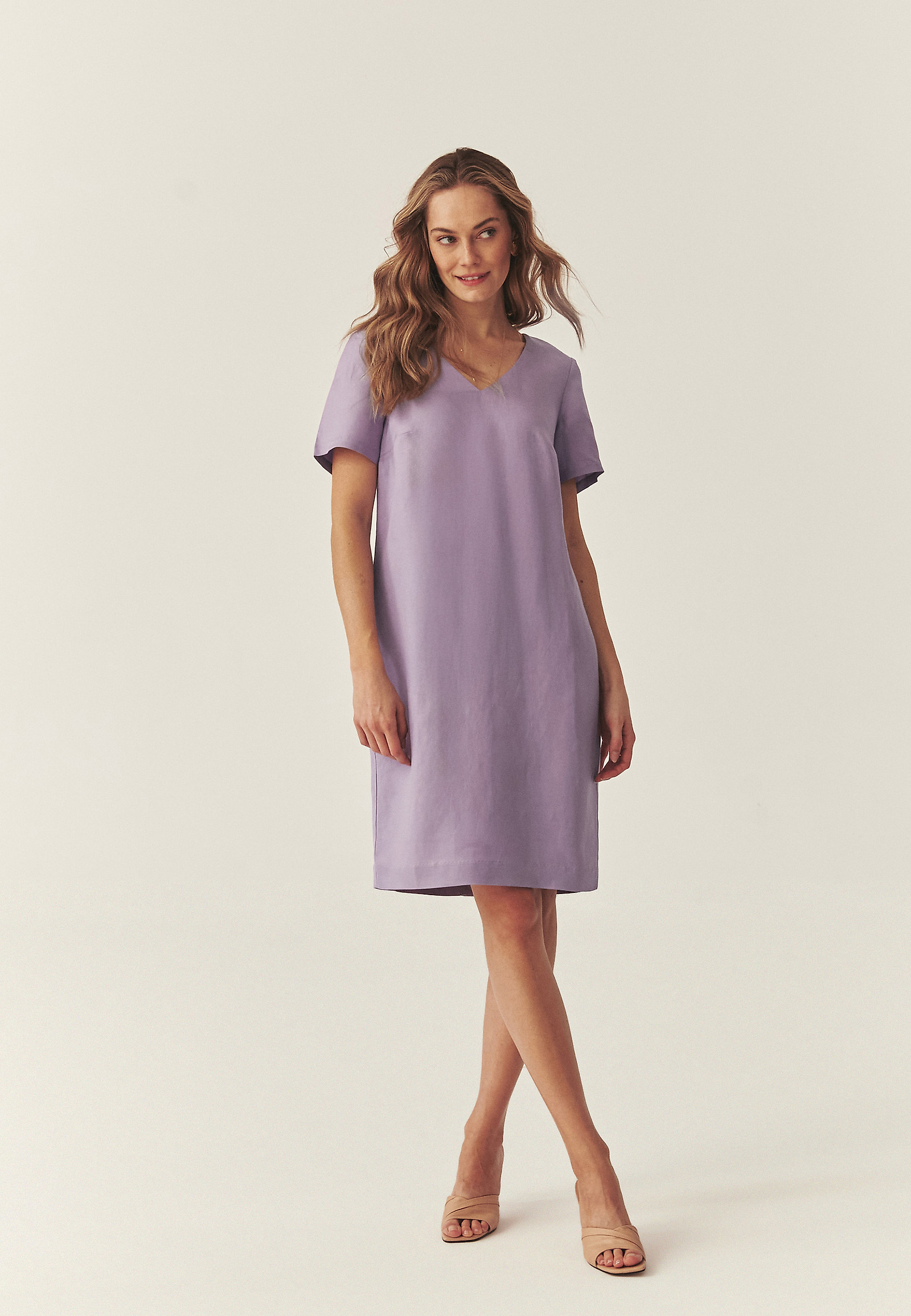 by timo linen dress By Timo - Linen Button Down Dress Botanical