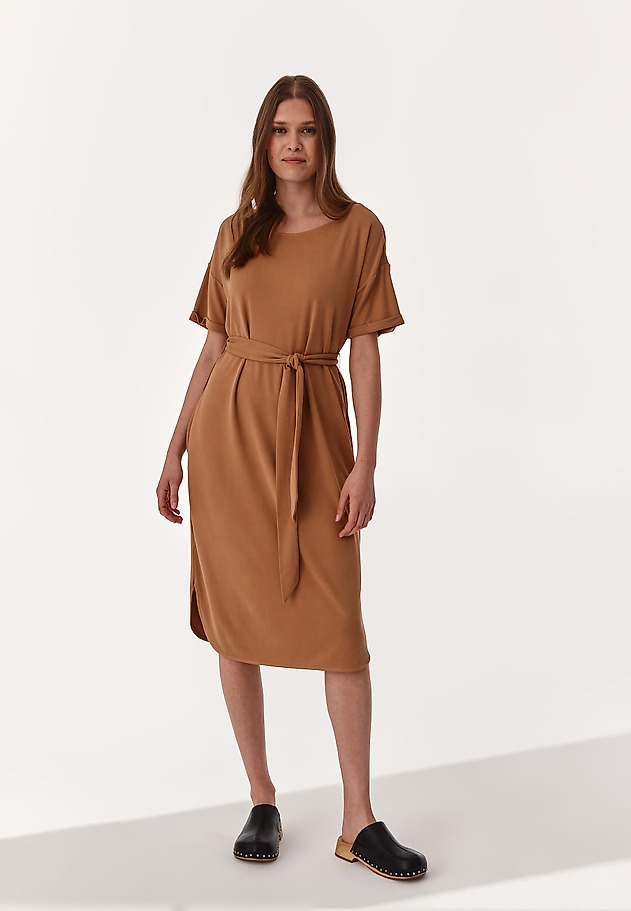 TIED DRESS CYTRIANA TIED DRESS CYTRIANA BEIGE 5