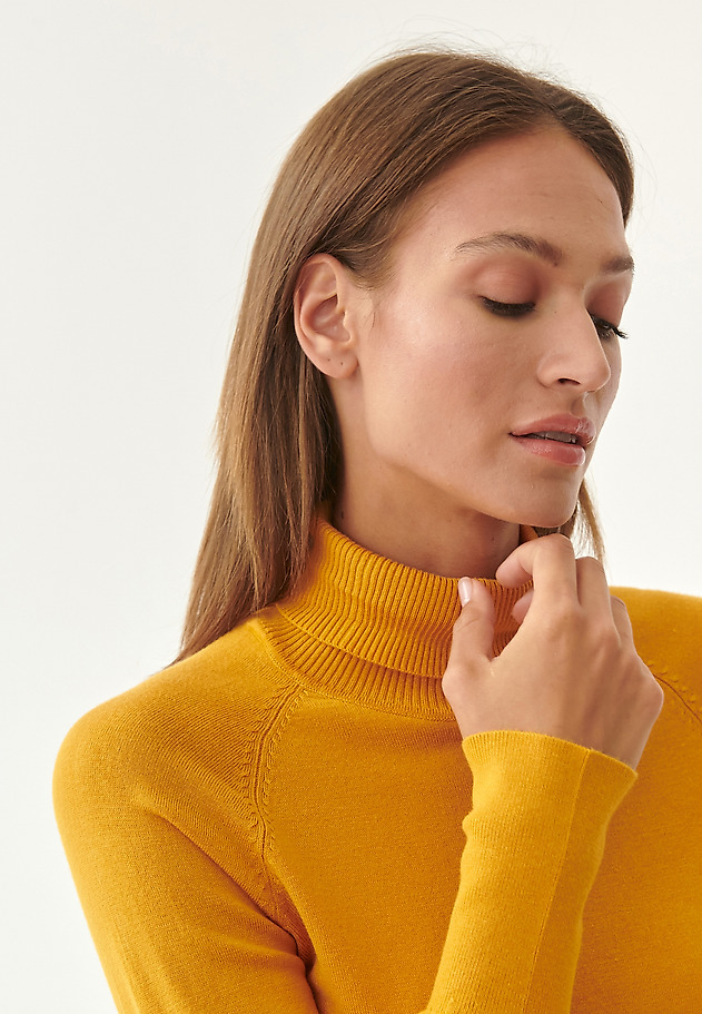 LADIES' TURTLENECK JUMPER NEKOKI 1 LADIES' TURTLENECK JUMPER NEKOKI 1 YELLOW 3