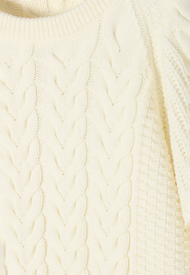 LADIES' KNITTED PULLOVER SAMOLO LADIES' KNITTED PULLOVER SAMOLO ECRU 6