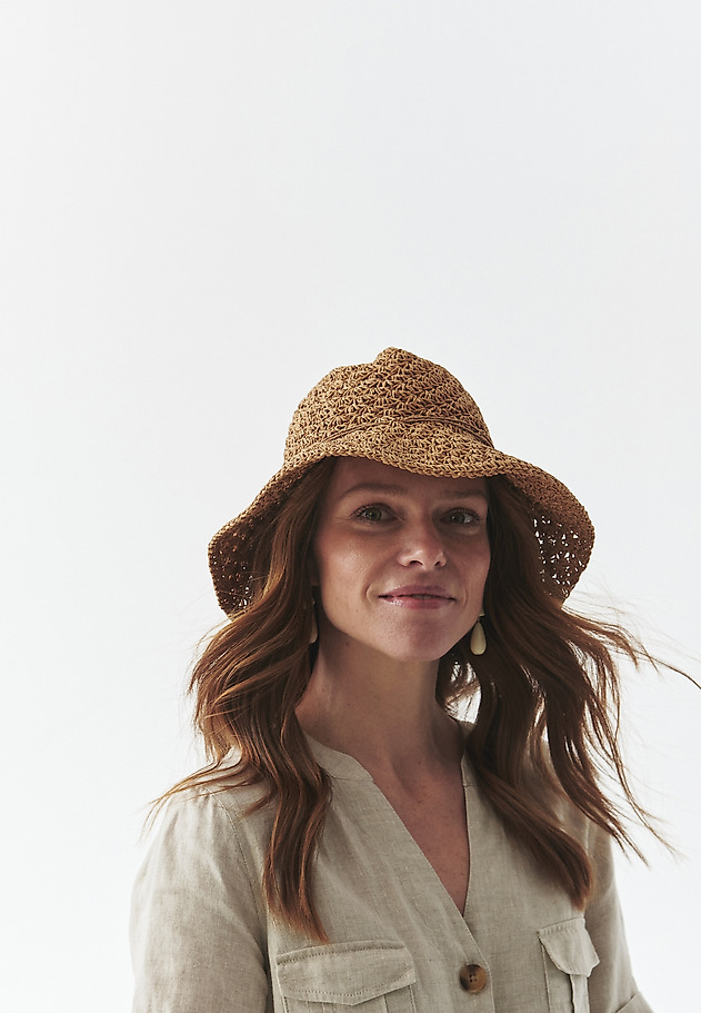 PLAID HAT - WOKIA 1 PLAID HAT - WOKIA 1 BEŽ 2