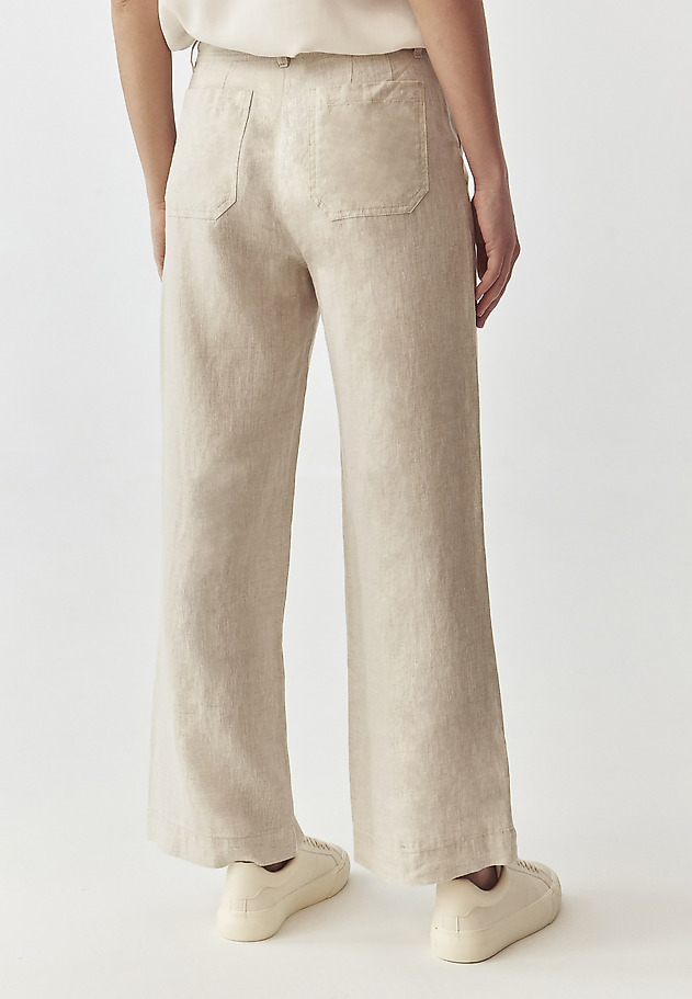 PANTALONI DE DAMĂ, DIN IN, CU CROIALĂ CASUAL - TORKO 1 PANTALONI DE DAMĂ, DIN IN, CU CROIALĂ CASUAL - TORKO 1 BEJ 3