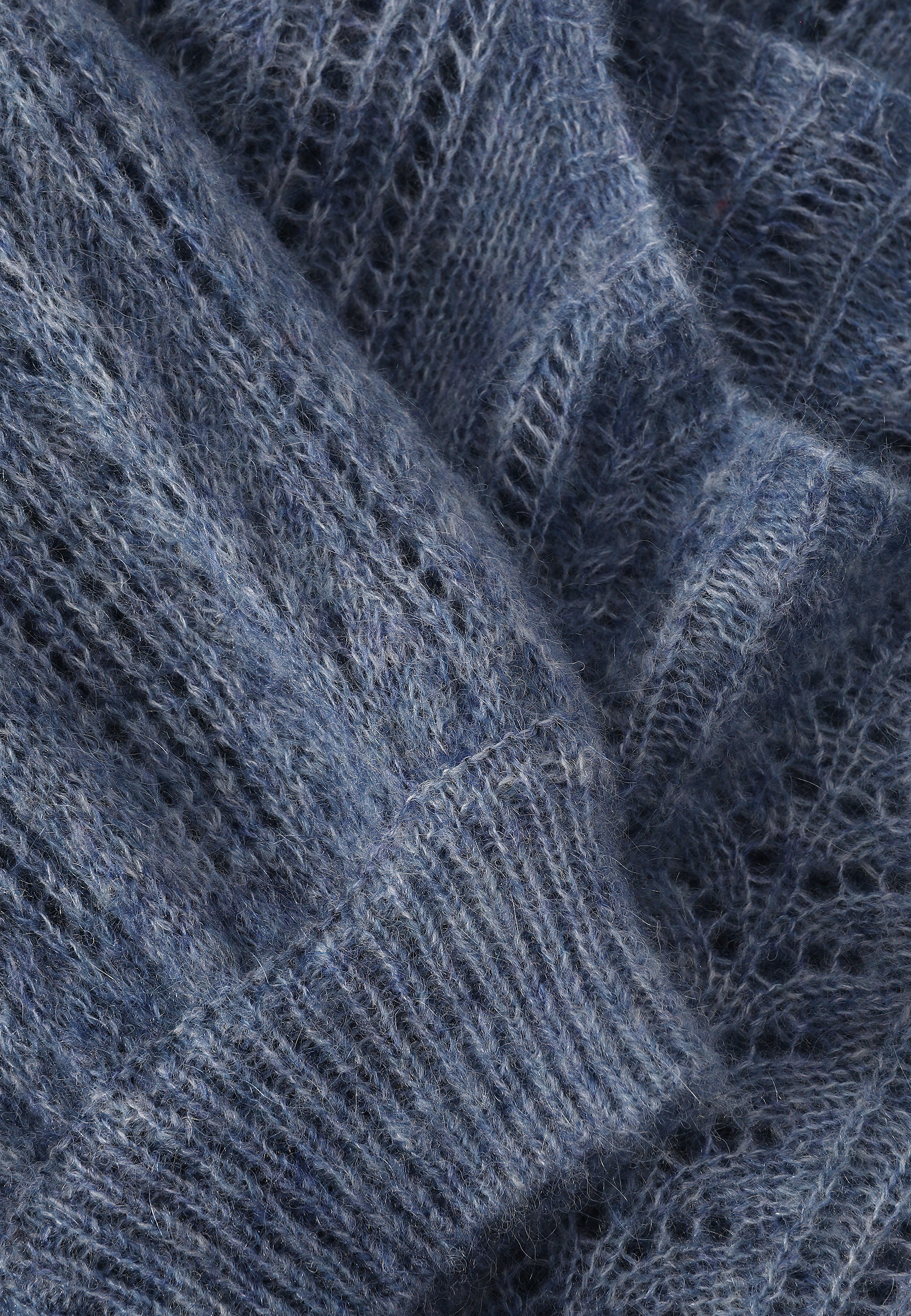 SWETER Z WEŁNĄ I MOHEREM - ELENI NIEBIESKI 2