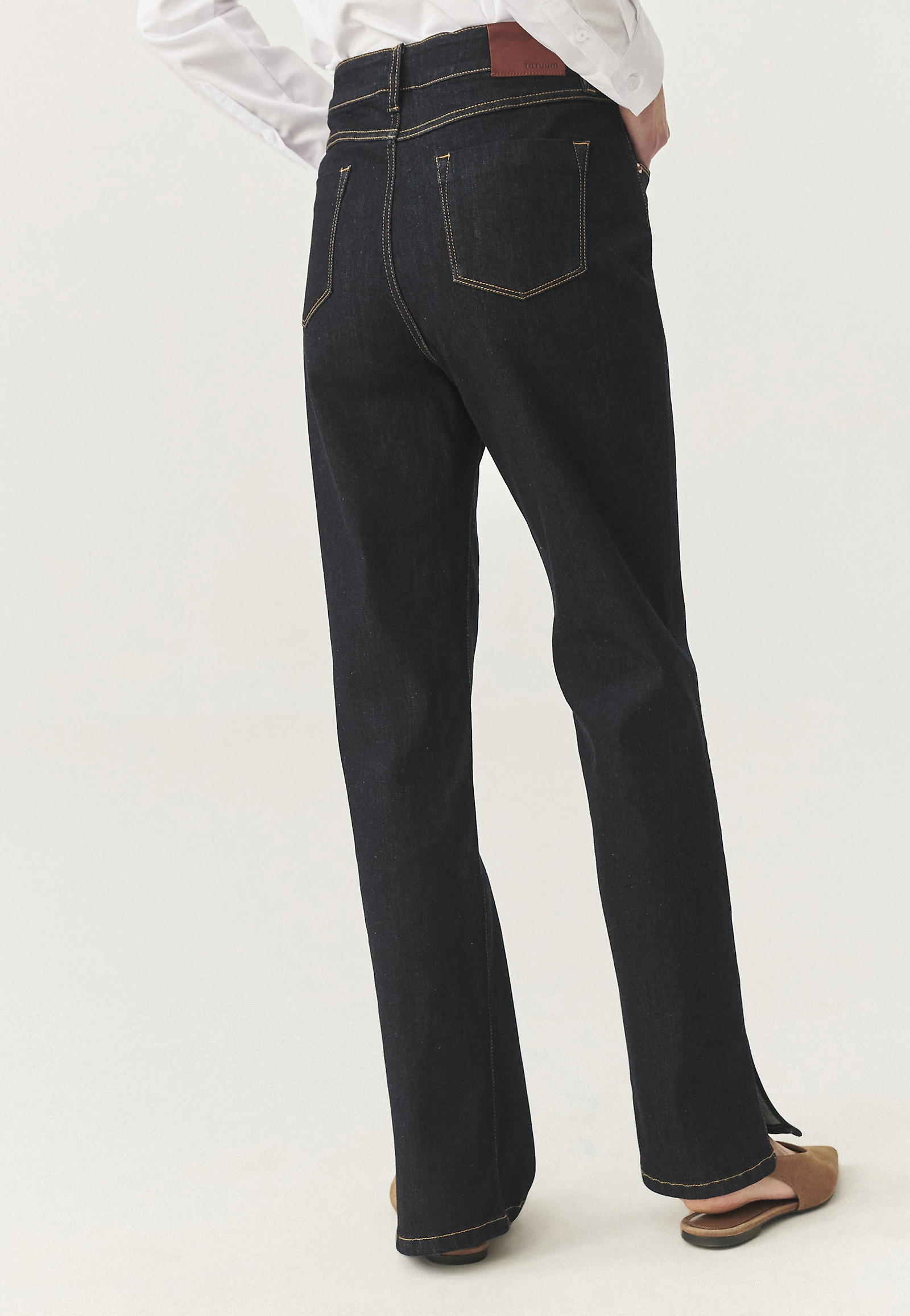 PANTALONI DIN DENIM CU PICIOR DREPT - LASSI 1 PANTALONI DIN DENIM CU PICIOR DREPT - LASSI 1 ALBASTRU 114579