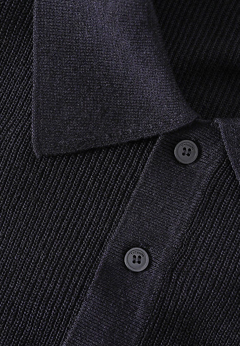 FÉRFI LINEN/PAMUT KARDIGÁN - XAVI SÖTÉTKÉK 2
