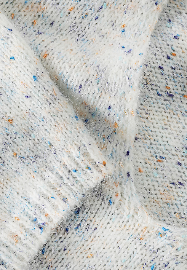 LUŹNY SWETER Z WEŁNĄ - SOLO LUŹNY SWETER Z WEŁNĄ - SOLO ZIELONY 7