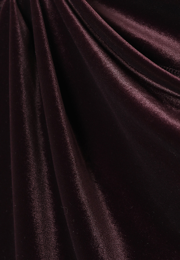 VELOUR BLOUSE WITH FLORAL DECORATION - BULAN 1 VELOUR BLOUSE WITH FLORAL DECORATION - BULAN 1 RED 7