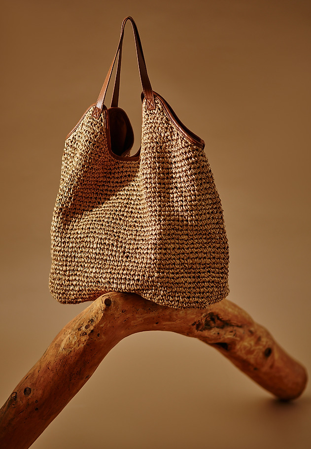 LADIES' BRAIDED BAG - BESSIE LADIES' BRAIDED BAG - BESSIE BEŻOWY 1