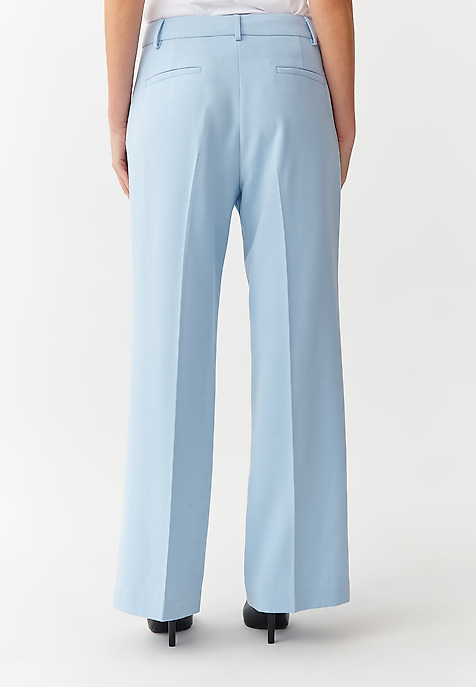 STYLISH LADIES’ WIDE LEG TROUSERS - ZARIANA 2 BLUE 2