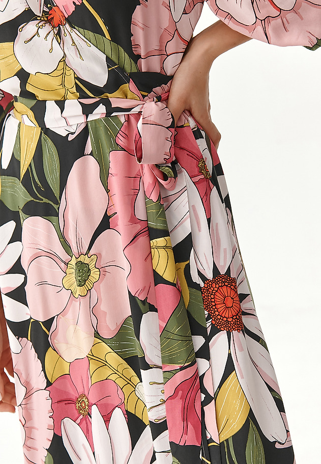 LADIES' FLORAL WRAP DRESS POLIKA LADIES' FLORAL WRAP DRESS POLIKA MULTIKOLOR 5