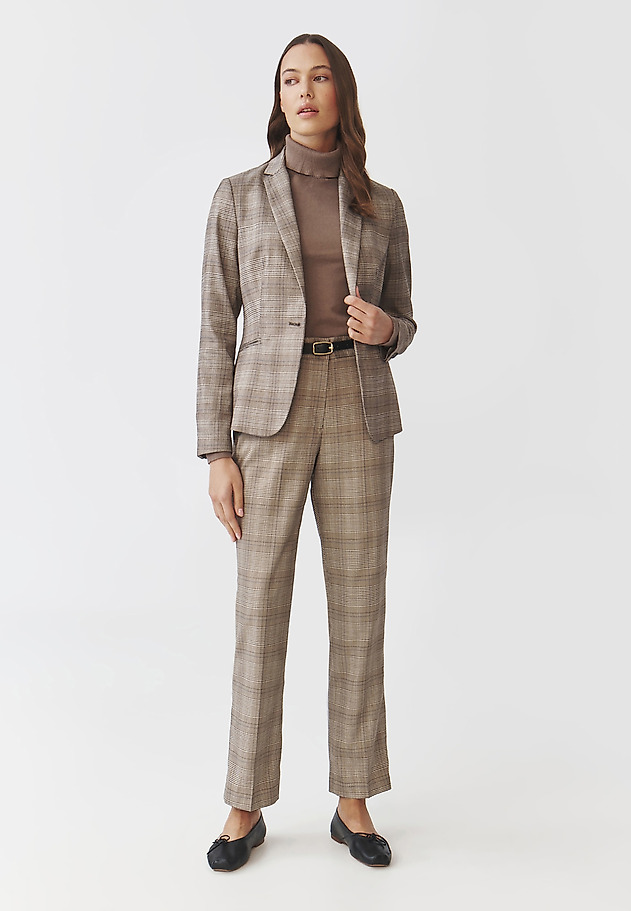 LADIES' WOVEN JACKET IN FINE CHECK — EWIA 1 LADIES' WOVEN JACKET IN FINE CHECK — EWIA 1 MULTIKOLOR 2
