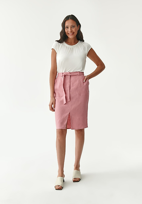 LADIES' PENCIL SKIRT ROBUSTA PINK 2