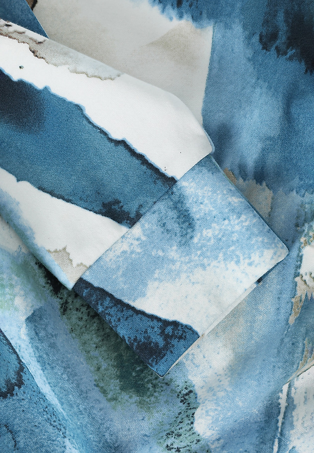 DÁMSKÁ ÚPLETOVÁ MIKINA S RAFINOVANÝM POTISKEM - YOLANDA 1 DÁMSKÁ ÚPLETOVÁ MIKINA S RAFINOVANÝM POTISKEM - YOLANDA 1 VÍCEBAREVNÝ 8