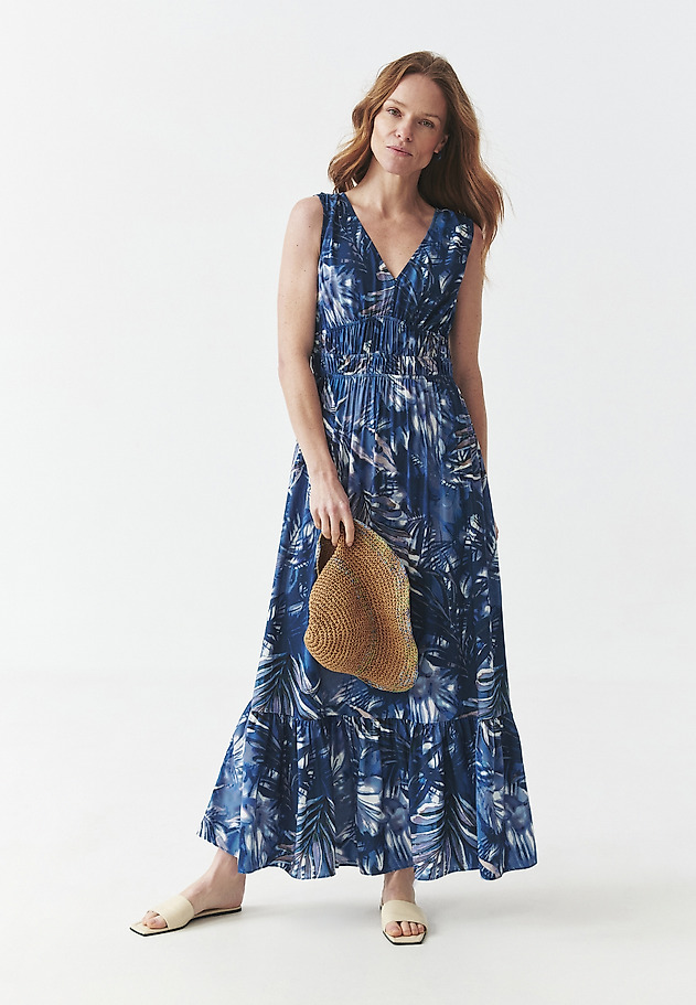 PATTERNED VISCOSE DRESS - LETI PATTERNED VISCOSE DRESS - LETI MULTIKOLOR 2