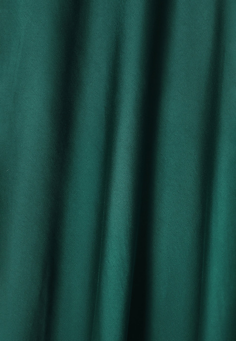 LADIES’ MIDI SATIN SKIRT - SATINI GREEN 2