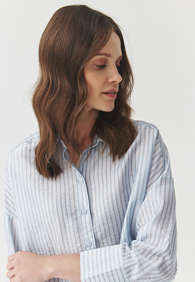 OVERSIZED STRIPED SHIRT — RAYA OVERSIZED STRIPED SHIRT — RAYA NIEBIESKI 6
