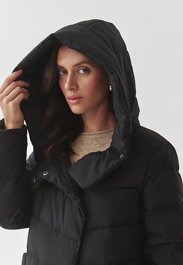 LADIES' FABRIC DOWN COAT — VIOLA LADIES' FABRIC DOWN COAT — VIOLA CZARNY 6