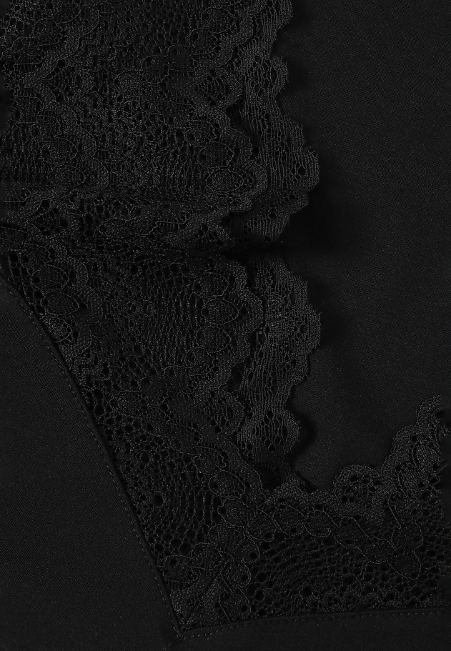 LADIES' KNITTED BLOUSE WITH LACE-UP NECKLINE — LACEY LADIES' KNITTED BLOUSE WITH LACE-UP NECKLINE — LACEY CZARNY 8