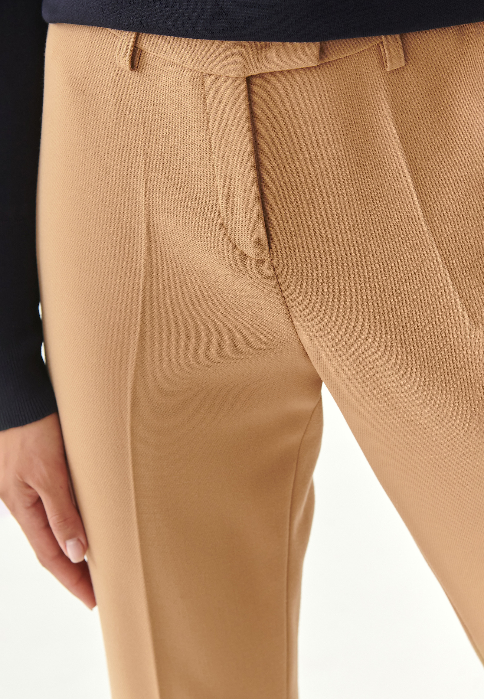 PANTALONI DE DAMĂ MAXO PANTALONI DE DAMĂ MAXO BEJ 82413