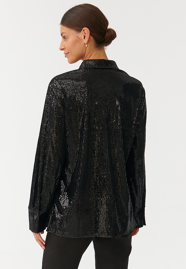 LADIES’ SEQUINED SHIRT SAWANA LADIES’ SEQUINED SHIRT SAWANA CZARNY 4