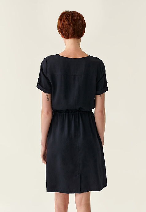 ROCHIE SCURTĂ CU BUZUNARE APLICATE KEMO BLEUMARIN 2