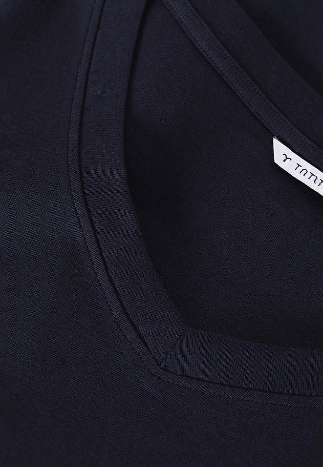 LADIES' T-SHIRT MADE FROM COTTON NOTA LADIES' T-SHIRT MADE FROM COTTON NOTA NAVY BLUE 7