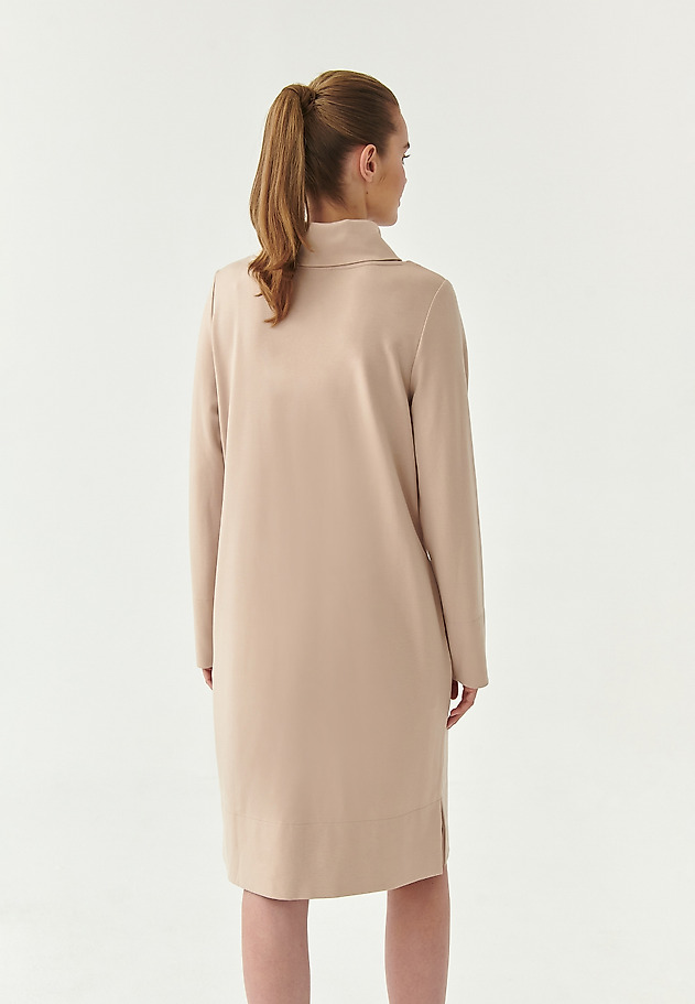 LADIES' TURTLENECK DRESS RODA LADIES' TURTLENECK DRESS RODA BEIGE 2