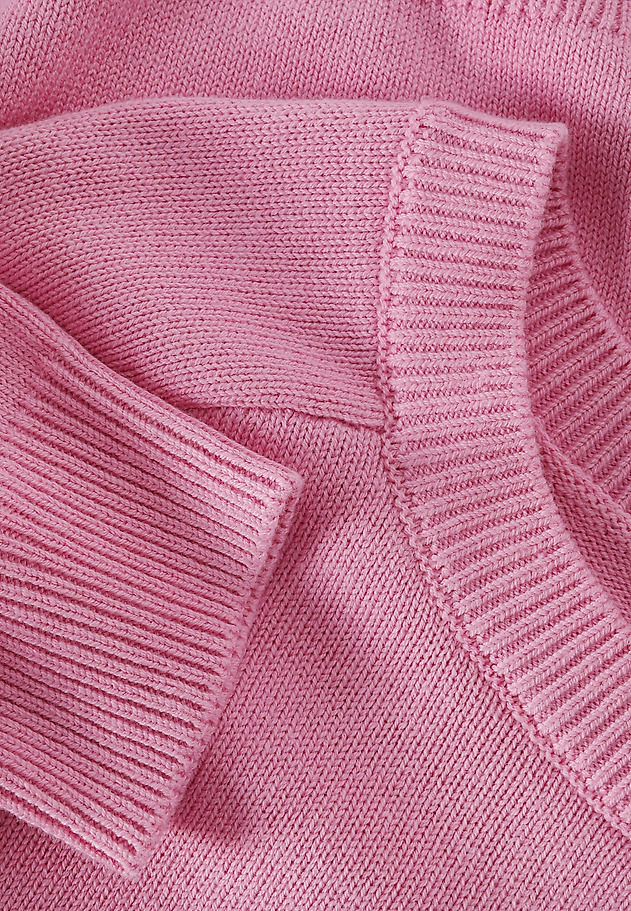 SWETER Z PRZĘDZY BAWEŁNIANO-WISKOZOWEJ — IVY SWETER Z PRZĘDZY BAWEŁNIANO-WISKOZOWEJ — IVY RÓŻOWY 9