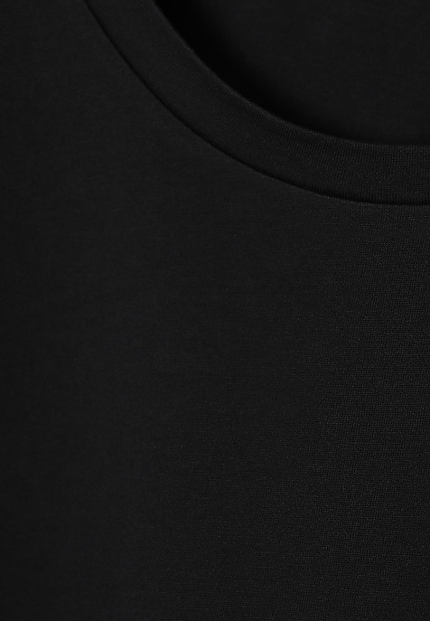 OVERSIZE COTTON T-SHIRT — CARLA BLACK 2