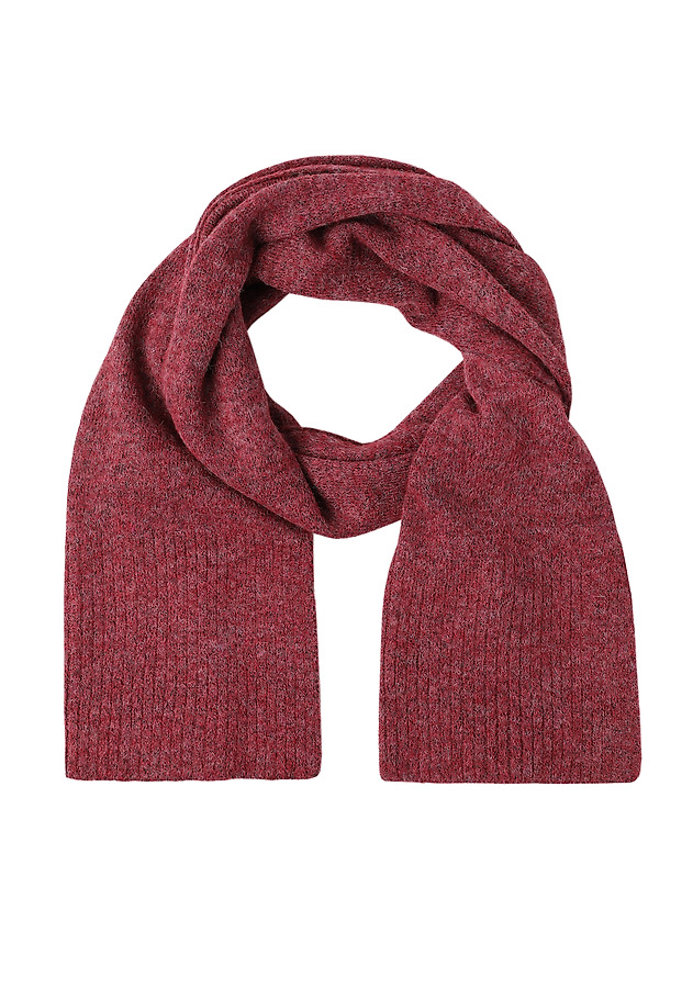SCARF WITH WOOL BLEND - STORIV SCARF WITH WOOL BLEND - STORIV RED 2