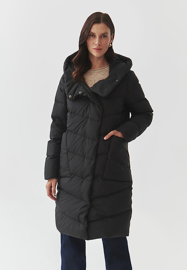 LADIES' FABRIC DOWN COAT — VIOLA LADIES' FABRIC DOWN COAT — VIOLA CZARNY 5