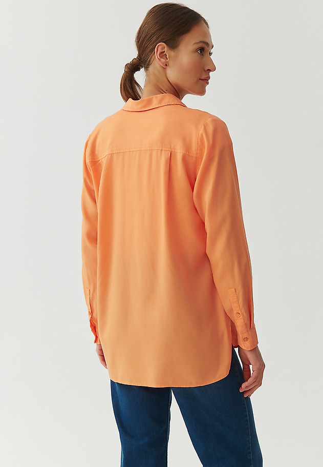 LADIES’ TUNIC-STYLE SHIRT - MALBA LADIES’ TUNIC-STYLE SHIRT - MALBA POMARAŃCZOWY 3