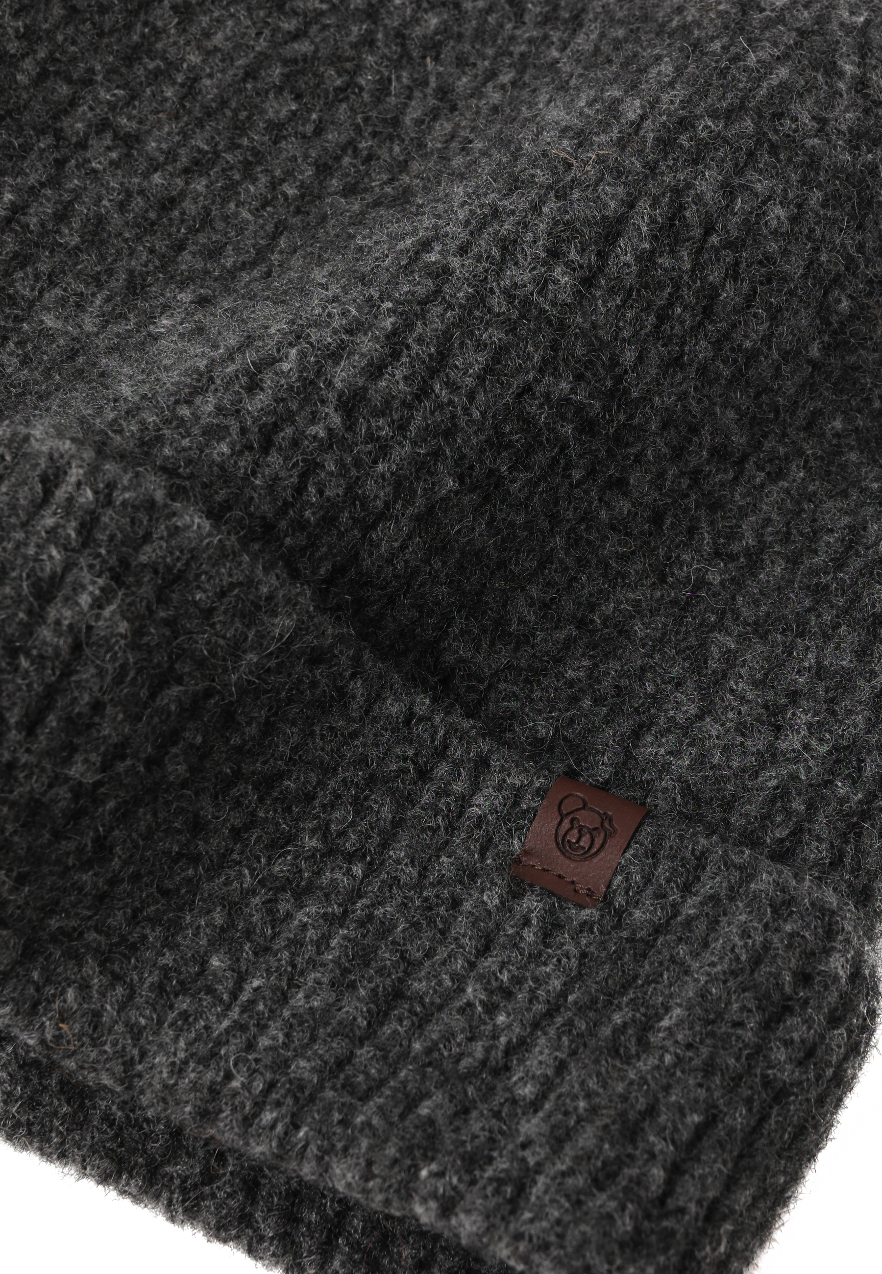 MĘSKA CZAPKA Z DOMIESZKĄ WEŁNY - CASPIANI SZARY 2