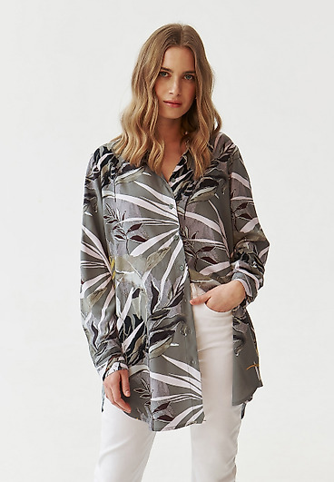 DÁMSKÁ VZOROVANÁ KOŠILE Z VISKÓZOVÉ TKANINY - MALIBU 6 DÁMSKÁ VZOROVANÁ KOŠILE Z VISKÓZOVÉ TKANINY - MALIBU 6