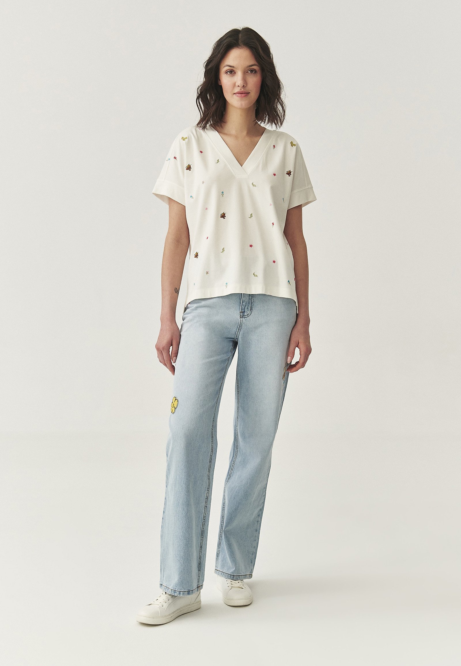 KNIT BLOUSE - CELIA KNIT BLOUSE - CELIA ECRU 110543
