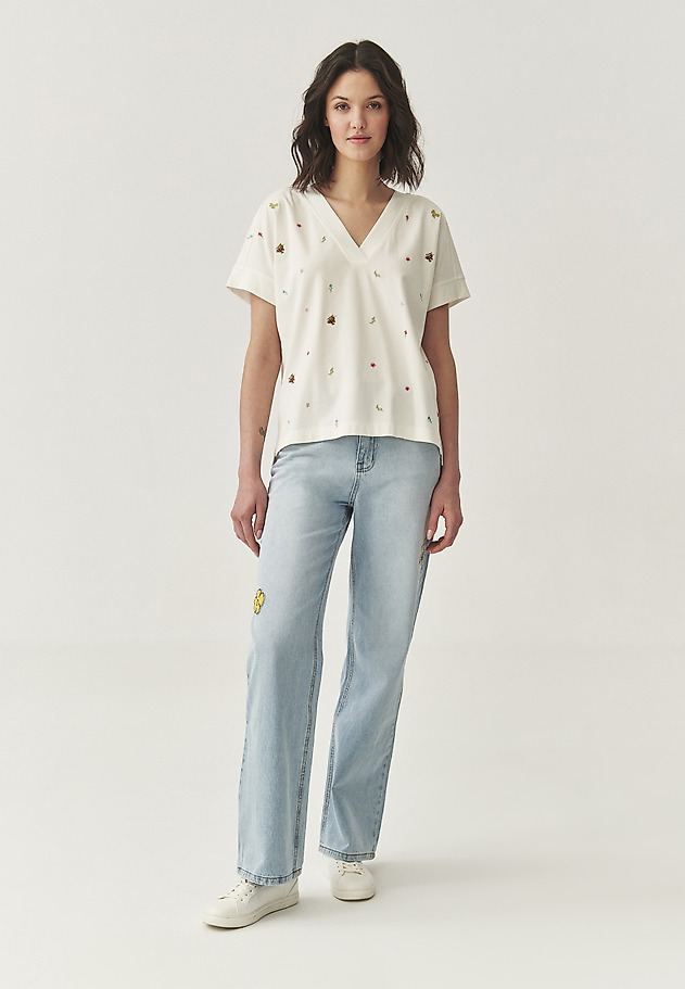 KNIT BLOUSE - CELIA KNIT BLOUSE - CELIA ECRU 5