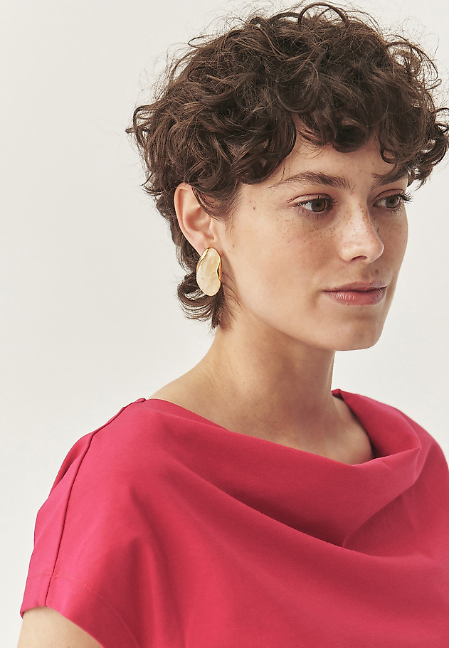 ELEGANT RESIN EARRINGS - EDDALIO ELEGANT RESIN EARRINGS - EDDALIO BEIGE 1