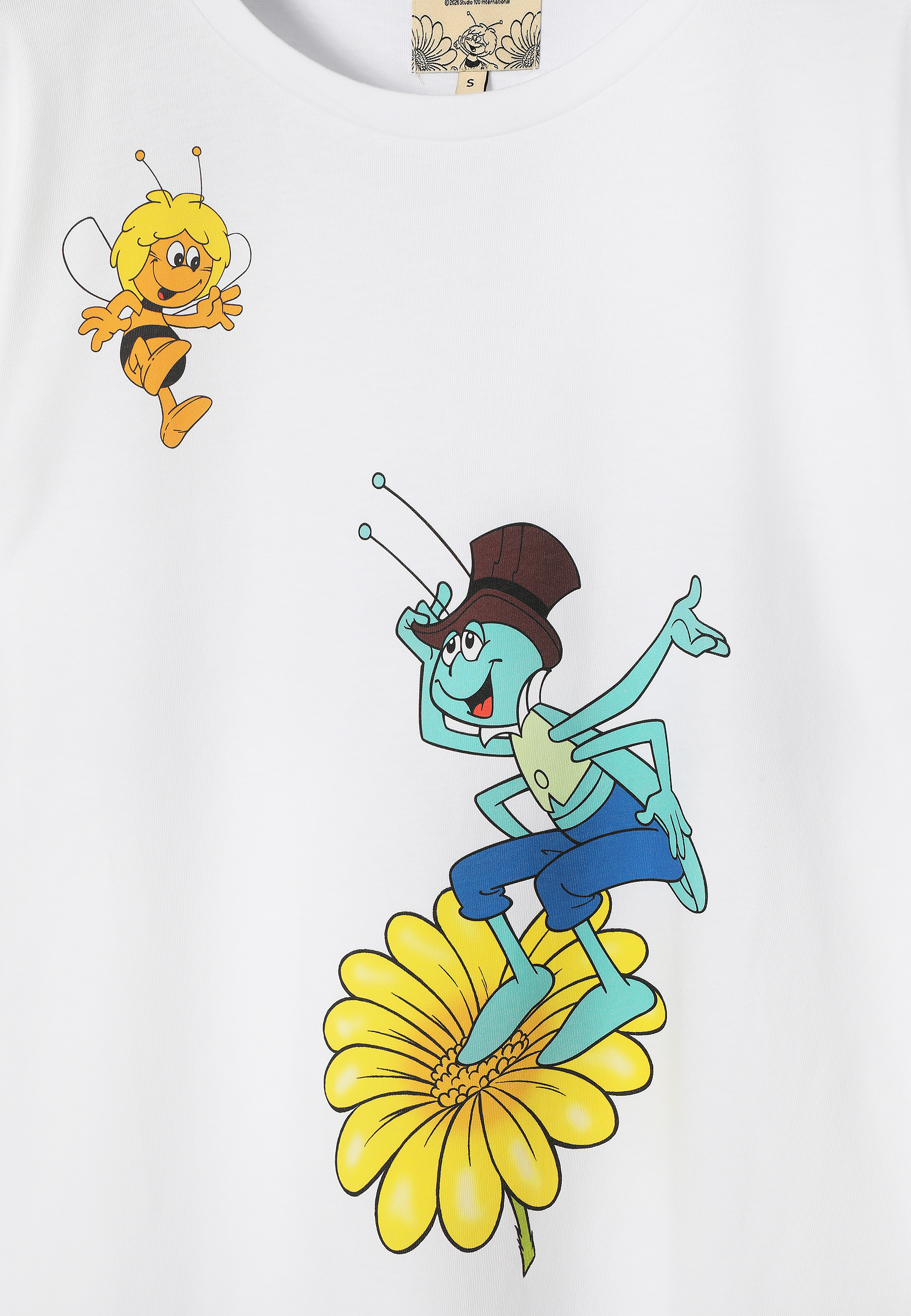 COTTON T-SHIRT WITH PRINT - CARLA 1 WHITE 2