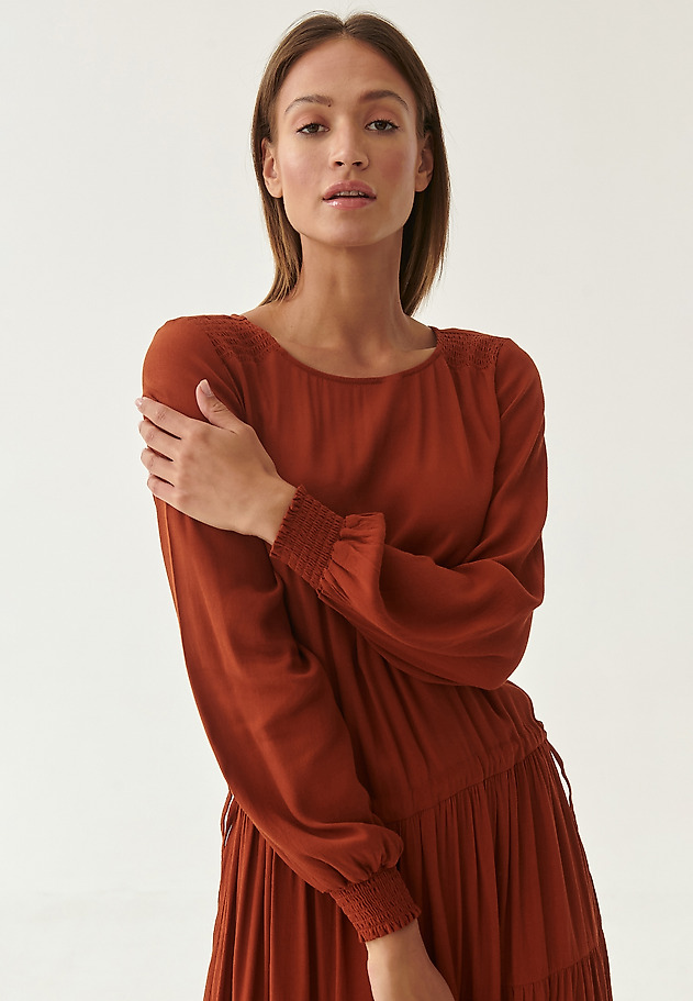 LADIES' MIDI DRESS KINILIA LADIES' MIDI DRESS KINILIA ORANGE 1