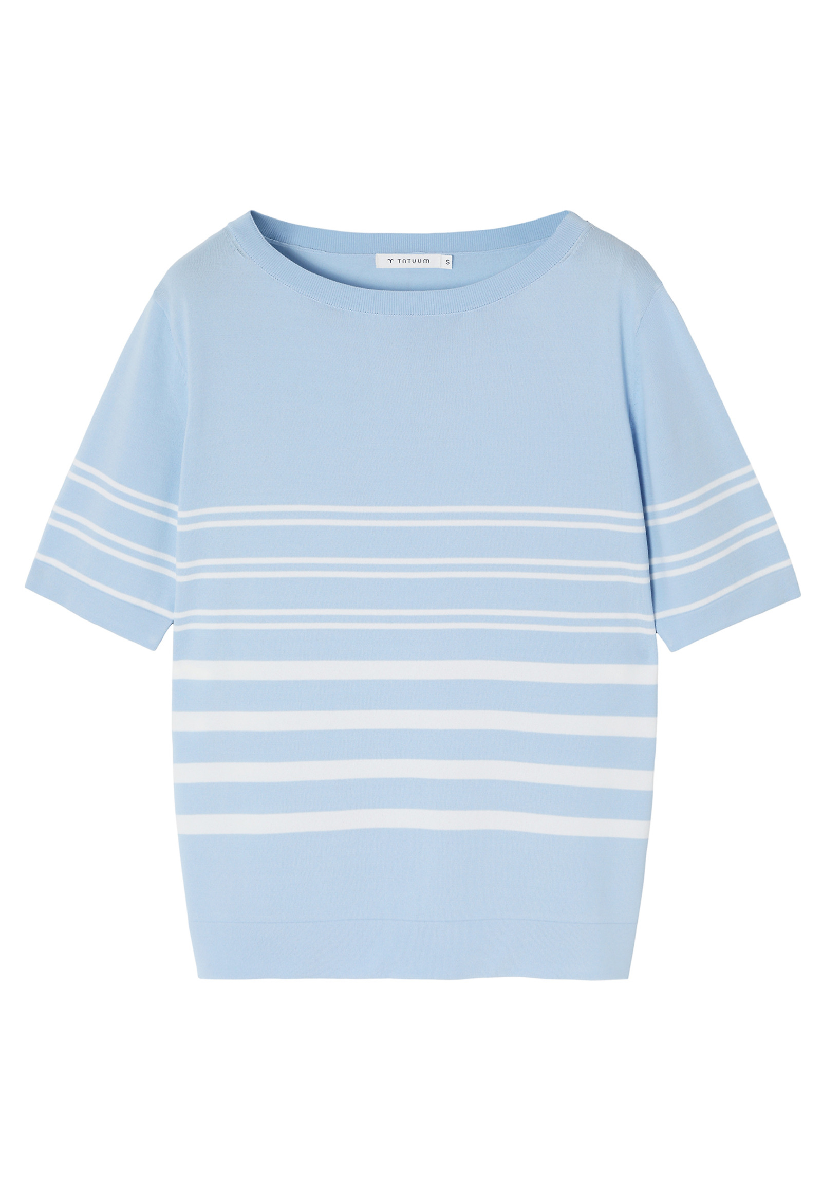 STRIPED BLOUSE — EZRA STRIPED BLOUSE — EZRA BLUE 109305