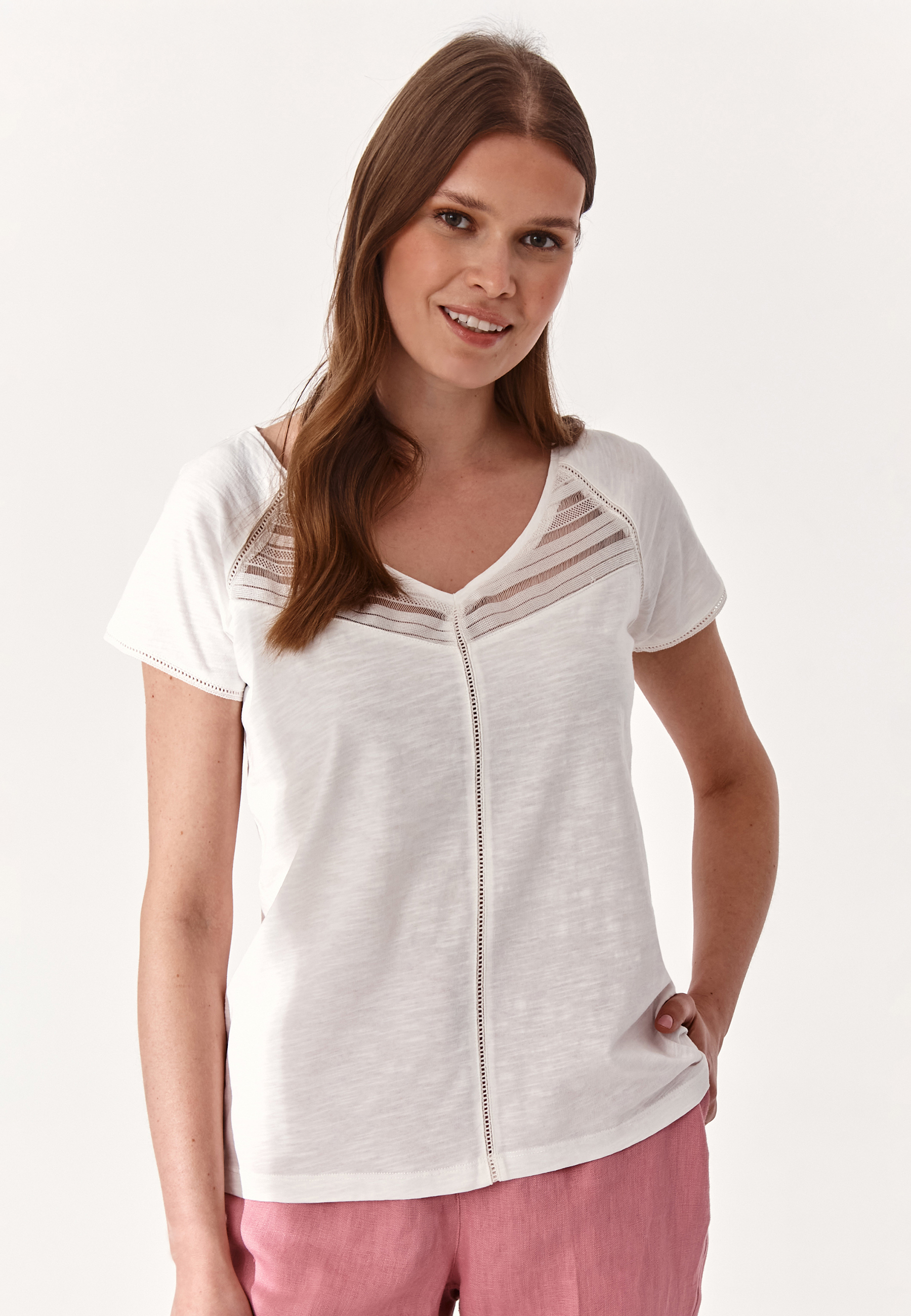 BLUZKA DAMSKA AGDA ECRU 2