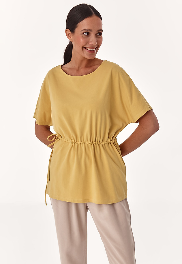 LADIES' TIED BLOUSE OMARIA LADIES' TIED BLOUSE OMARIA YELLOW 1