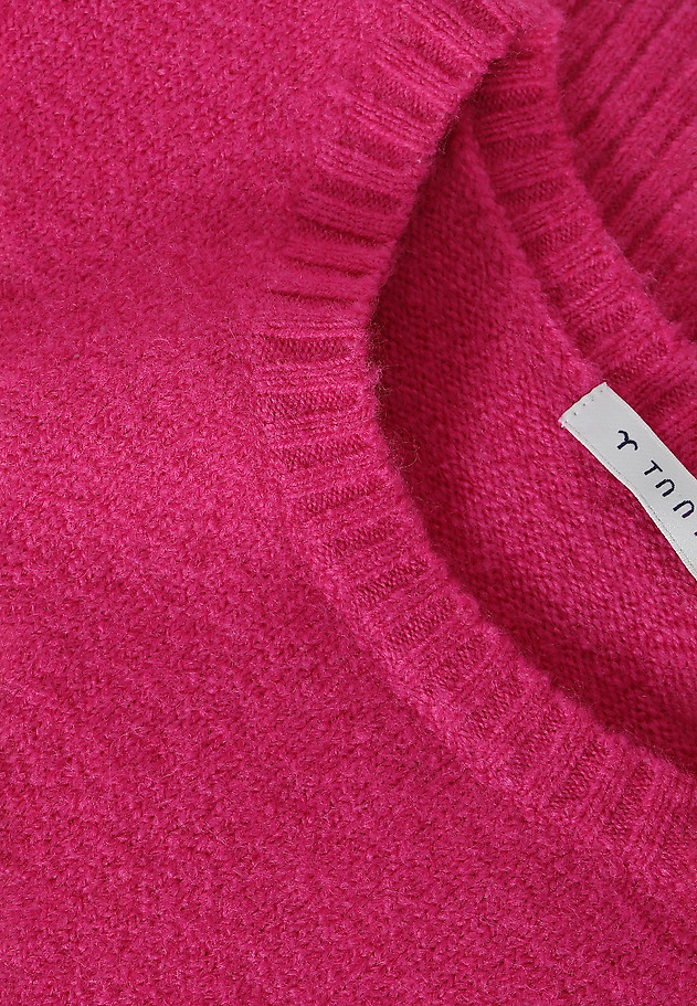 CLASSIC LADIES’ SWEATER WITH ROUND NECKLINE KOBRO CLASSIC LADIES’ SWEATER WITH ROUND NECKLINE KOBRO PINK 8