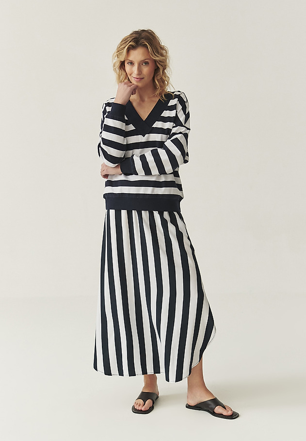 FUSTĂ MIDI WOVEN FĂCUTĂ DIN DREPTUNGI - KATIA 1 FUSTĂ MIDI WOVEN FĂCUTĂ DIN DREPTUNGI - KATIA 1 MULTICOLOR 2