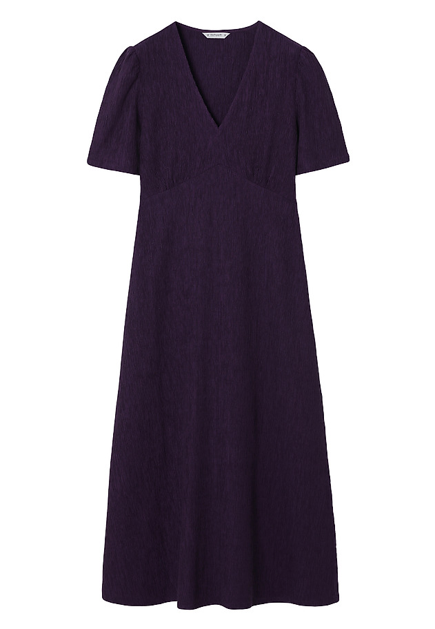 CRINKLE MIDI DRESS - MATABI color PURPLE CRINKLE MIDI DRESS - MATABI color PURPLE