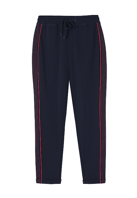 PANTALONI CU VIPUȘCĂ CONTRASTANTĂ PINO BLEUMARIN 2