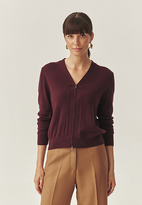 CASUALOWY KARDIGAN Z WEŁNĄ - PILAR CASUALOWY KARDIGAN Z WEŁNĄ - PILAR