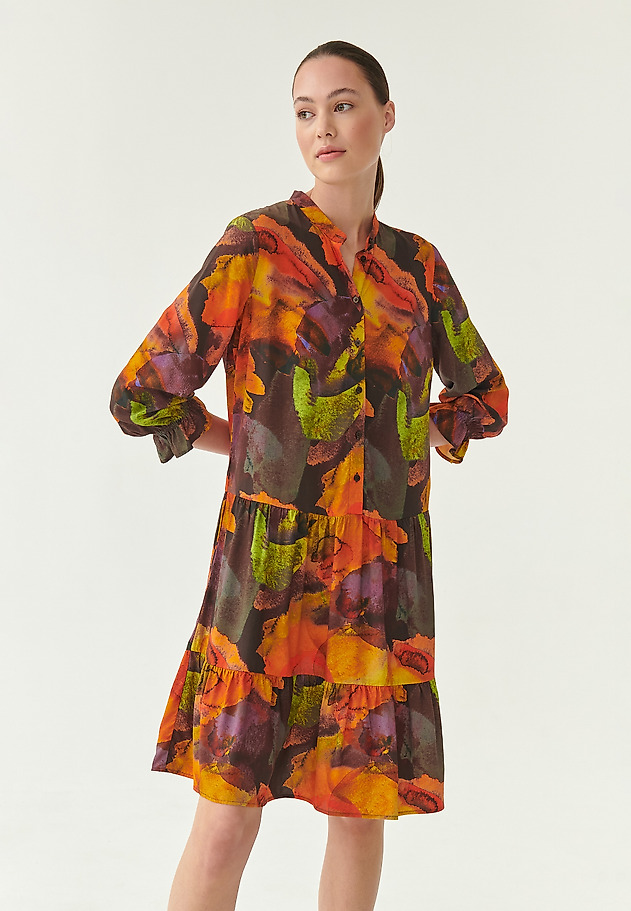 LADIES' FRILLED DRESS MIRAMI LADIES' FRILLED DRESS MIRAMI MULTICOLOR 3