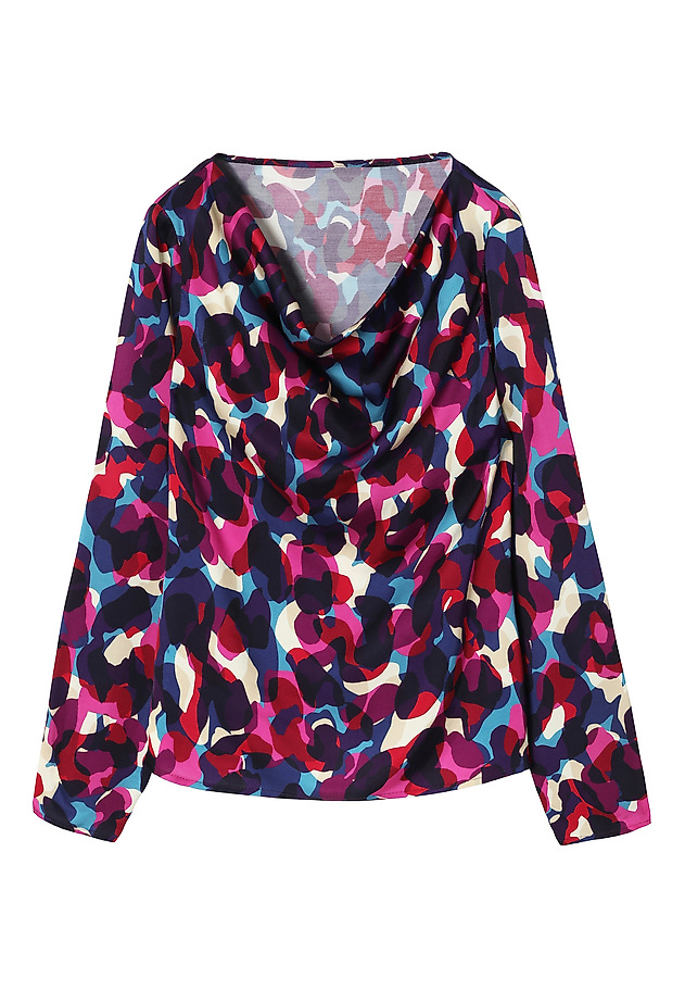 HÖLGYEK SÁLGA SZATÉNBLOUSE FINOM MINTÁVAL - DOLLA 2 HÖLGYEK SÁLGA SZATÉNBLOUSE FINOM MINTÁVAL - DOLLA 2 TÖBBSZÍNŰ 4