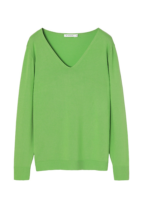 LADIES' CLASSIC SWEATER TESSA GREEN 2
